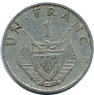 1 FRANC 1974 RWANDA (RUANDA) Pièce #AP921.F - Rwanda