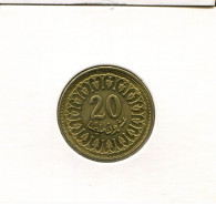 20 MILLIMES 1997 TUNISIE TUNISIA Pièce #AR389.F - Tunisie