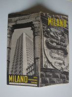 Italie Plan Guide De MILANO Tourisme + Liste Des Hôtels - Europa