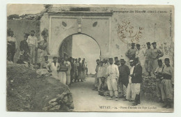 SETTAT - PORT D'ENTREE DU FORT LOUBET 1908 VIAGGIATA FP - Casablanca
