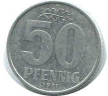 50 PFENNIG 1971 A DDR EAST ALLEMAGNE Pièce GERMANY #AE158.F - 50 Pfennig