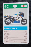 Trading Card - ( 6 X 9,2 Cm ) - Moto - Honda VF 1000 R - N°4C - Moteurs