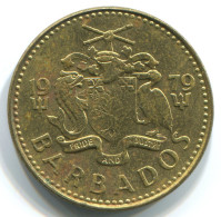 5 CENTS 1979 BARBADOS Coin #WW1162.U - Barbados