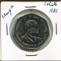 5 SHILLINGS 1985 KENYA Coin #AN747.U - Kenia