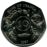 10 SHILLINGS 1987 UGANDA UNC Coin #M10207.U - Oeganda