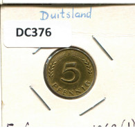 5 PFENNIG 1969 J WEST & UNIFIED GERMANY Coin #DC376.U - 5 Pfennig