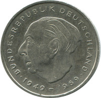 2 DM 1975 J WEST & UNIFIED GERMANY Coin #DE10375.5.U - 2 Marcos