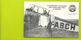 Le Parachutiste BLANQUIER Prêt à Monter Dans L'Avion De PEUILLOT. ROBERT Inventeur - Parachutisme