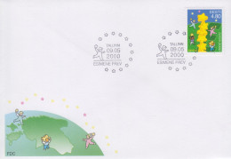 Enveloppe  FDC  1er  Jour   ESTONIE    EUROPA    2000 - 2000