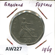 50 PENCE 1969 UK GREAT BRITAIN Coin #AW227.U - Andere & Zonder Classificatie