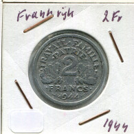 2 FRANCS 1944 FRANCE French Coin #AM595 - 2 Francs