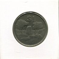1 DOLLAR 1980 ZIMBABWE Coin #AR505.U - Simbabwe