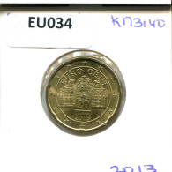 20 EURO CENTS 2013 ÖSTERREICH AUSTRIA Münze #EU034.D - Autriche