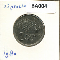 25 PESETAS 1980 SPANIEN SPAIN Münze #BA004.D - 25 Peseta