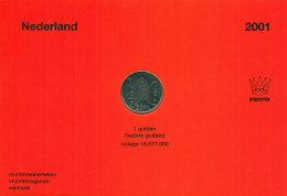 NIEDERLANDE NETHERLANDS 2001 1 GULDEN Last Gulden #SET1039.7.D - Mint Sets & Proof Sets