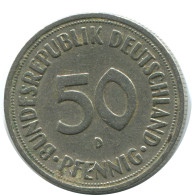 50 PFENNIG 1950 D BRD DEUTSCHLAND Münze GERMANY #AG338.3.D - 50 Pfennig