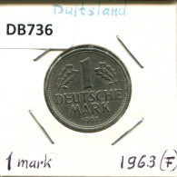 1 DM 1963 F BRD DEUTSCHLAND Münze GERMANY #DB736.D - 1 Mark