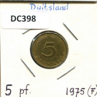5 PFENNIG 1975 F BRD DEUTSCHLAND Münze GERMANY #DC398.D - 5 Pfennig