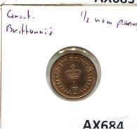 NEW PENNY 1974 UK GROßBRITANNIEN GREAT BRITAIN Münze #AX684.D - 1 Penny & 1 New Penny