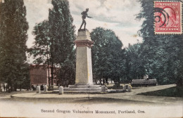 PORTLAND, ORE. - Second Oregon Volunteers Monument / Spanish–American War Soldier's Monument - Portland