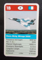 Trading Card - ( 6 X 9,2 Cm ) - Avion / Plane - Dassault Bréguet Mirage 2000 - France - N°1B - Moteurs