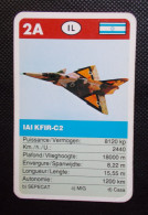 Trading Card - ( 6 X 9,2 Cm ) - Avion / Plane - IAI KFIR C2 - Israël - N°2A - Motori