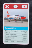 Trading Card - ( 6 X 9,2 Cm ) - Avion / Plane - Kawasaki XT 4 - Japon - N°3C - Motores