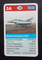 Trading Card - ( 6 X 9,2 Cm ) - Avion / Plane - British Aerospace EAP - Grande Bretagne - N°3A - Motores