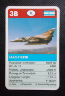 Trading Card - ( 6 X 9,2 Cm ) - Avion / Plane - IAI C-7 KFIR - Israël - N°3B - Engine