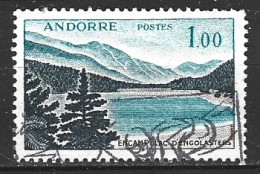 ANDORRE. N°164 Oblitéré De 1961-71. Lac D'Engolasters. - Used Stamps
