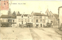 91 YERRES SUR LA  PLACE DU TAILLIS LES DILIGENCES PEUVENT FACILEMENT SE GARER PRES DE L EGLISE ET DES COMMERCES - Yerres