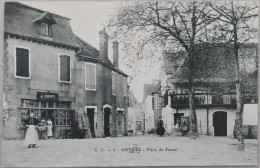 C. P. A. : 64 : ARTHEZ : Place Du Foirail, Magasin "A. COUCY", Animé - Arthez De Bearn