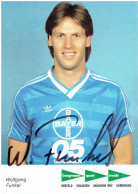 Autogrammkarte WOLFGANG FUNKEL / FC Bayer 05 Uerdingen (signiert) - Autographes