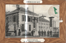 Carte POSTALE  Ancienne De HERICOURT - 47° Rgt D'Artillerie, Dépliant Complet Complet 6 Vues 9,5 X 5,5 Cm - Héricourt