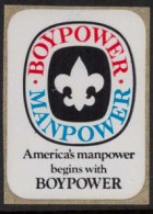 MNH** America's Manpower Begins With Boypower  VIGNETTE SCOUTS POSTER STAMP  Pfadfinder CINDERELLA SCOUTING SCOUTISMO - Ungebraucht