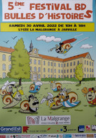 Affiche BURDIN Michel Festival BD Jarville-la-Malgrange 2022 (Les Gastéropotes - Affiches & Posters