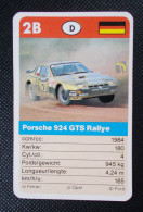 Trading Cards - ( 6 X 9,2 Cm ) Voiture De Rallye / Ralye's Car - Porsche 924 GTS Rallye - Allemagne - N°2B - Motori