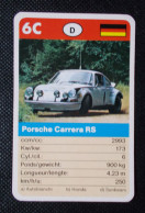 Trading Cards - ( 6 X 9,2 Cm ) Voiture De Rallye / Ralye's Car - Porsche Carrera RS - Allemagne - N°6C - Motori