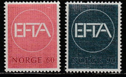 NORVEGE    EFTA 1967  N° Y&T  505 Et 506  ** - Ungebraucht