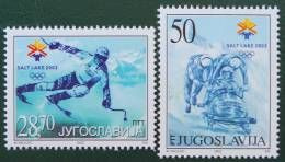 Yugoslavia, 2002, Mi: 3058/59 (MNH) - Inverno2002: Salt Lake City