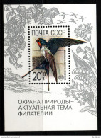 2759-URSS-1989-SC#:B165-MNH-SWALLOW - BIRDS - Zwaluwen