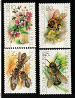 2760A-URSS-1989-SC#:5771-5774-MNH-HONNEYBEES - Abeilles