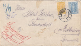 ÖSTERREICH ROHRPOST Express Brief 1925 - 700? + 3000 Kronen Auf Brief, Gel.v. Wien > Gröbning - Errors & Oddities