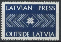 MNH** LETTLAND Latvia LATVIA PRESS IN EXILE  Pfadfinder Reklamemarke VIGNETTE CINDERELLA SCOUTS SCOUTING - Unused Stamps