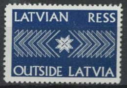 MNH** LETTLAND Latvia LATVIA PRESS IN EXILE  Pfadfinder Reklamemarke VIGNETTE CINDERELLA SCOUTS SCOUTING - Unused Stamps