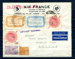 Brésil   Compagne Condor   ZEPPELIN   1936      Brésil - Suisse  Luftschiff Hindenburg - Airmail (Private Companies)