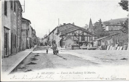 Delcampe - BEAUJEU - Entrée Du  Faubourg St Martin - Beaujeu