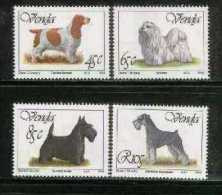 VENDA, 1993, MNH Stamp(s), Dogs, Nr(s)   266-269 - Venda