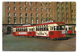 TRAM-VIES DE BARCELONA.- COTXES 275-246 EN LA PLAZA ESPAÑA.- BARCELONA.- ( CATALUNYA ) - Strassenbahnen