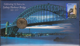 Australia PNC 2007 Sydney Harbour Bridge Celebrating 75 Years - Dollar